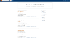 Desktop Screenshot of haikurepository.blogspot.com