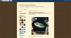 Desktop Screenshot of bloodorangeinfoshop.blogspot.com
