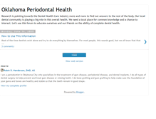 Tablet Screenshot of oklahomaperiodontalhealth.blogspot.com