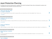 Tablet Screenshot of professionalassetprotection.blogspot.com