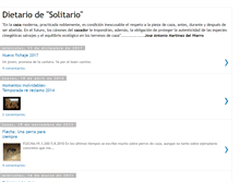Tablet Screenshot of dietario-del-solitario.blogspot.com