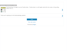 Tablet Screenshot of handmadeology.blogspot.com