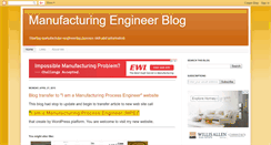 Desktop Screenshot of manufacturing-engineer.blogspot.com