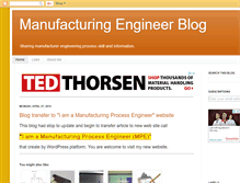 Tablet Screenshot of manufacturing-engineer.blogspot.com