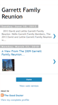 Mobile Screenshot of garrettfamilyreunion.blogspot.com