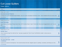 Tablet Screenshot of cut-loose-quilters.blogspot.com