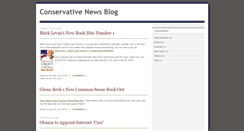 Desktop Screenshot of conservative-news-blog.blogspot.com