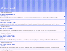 Tablet Screenshot of motleyhealth.blogspot.com