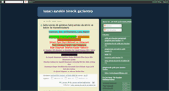 Desktop Screenshot of kasaciaytekinbirecik.blogspot.com
