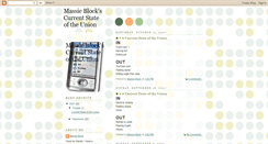 Desktop Screenshot of massieblockstateofunion.blogspot.com