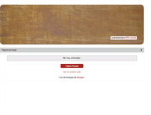 Tablet Screenshot of paraisosartificiales.blogspot.com