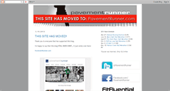 Desktop Screenshot of pavementrunner.blogspot.com