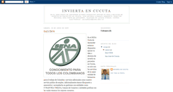 Desktop Screenshot of inviertaencucuta.blogspot.com
