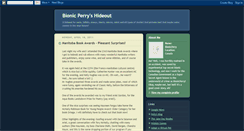 Desktop Screenshot of bionicperry.blogspot.com