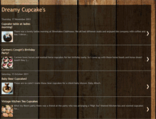 Tablet Screenshot of dreamy-cupcakes.blogspot.com