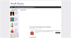 Desktop Screenshot of femaledress.blogspot.com