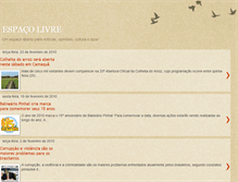 Tablet Screenshot of espacolivrepa.blogspot.com