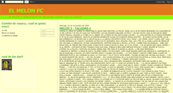 Desktop Screenshot of elmelonfc.blogspot.com