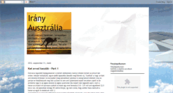 Desktop Screenshot of irany-ausztralia.blogspot.com