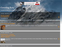 Tablet Screenshot of coveringkaty.blogspot.com