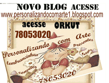 Tablet Screenshot of personalizandocomarte.blogspot.com