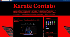 Desktop Screenshot of karatecontato.blogspot.com