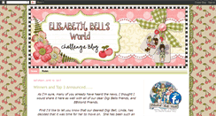 Desktop Screenshot of elisabethbellsworldchallengeblog.blogspot.com