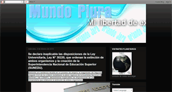 Desktop Screenshot of mundopiura.blogspot.com