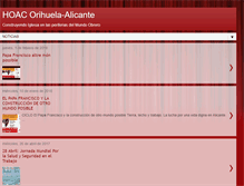 Tablet Screenshot of hoacorihuelaalicante.blogspot.com