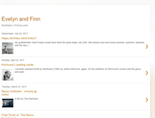 Tablet Screenshot of evelynandfinn.blogspot.com