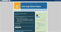 Desktop Screenshot of cscamsig.blogspot.com