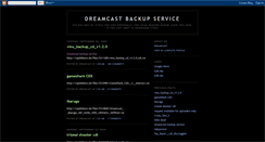 Desktop Screenshot of dreamcastbackup.blogspot.com