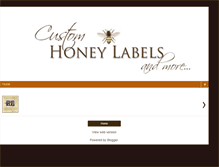 Tablet Screenshot of customhoneylabels.blogspot.com