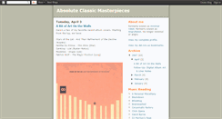 Desktop Screenshot of absoluteclassicmasterpieces.blogspot.com