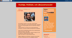 Desktop Screenshot of fackligtpolitiskt.blogspot.com