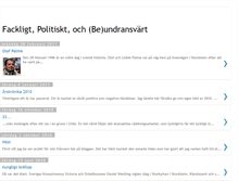 Tablet Screenshot of fackligtpolitiskt.blogspot.com