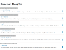 Tablet Screenshot of doreamonthoughts.blogspot.com