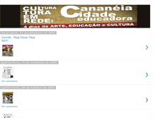 Tablet Screenshot of culturaemredecananeia.blogspot.com