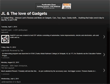 Tablet Screenshot of jllovegadgets.blogspot.com