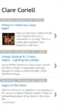 Mobile Screenshot of clarecoriell.blogspot.com