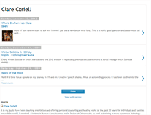 Tablet Screenshot of clarecoriell.blogspot.com
