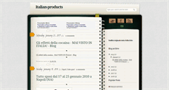 Desktop Screenshot of italian-products.blogspot.com