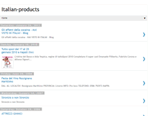 Tablet Screenshot of italian-products.blogspot.com