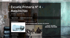 Desktop Screenshot of escuela4maquinchao.blogspot.com