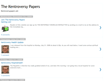 Tablet Screenshot of kentroversypapers.blogspot.com