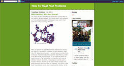 Desktop Screenshot of howtotreatfootproblems.blogspot.com