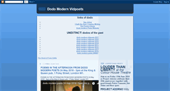 Desktop Screenshot of dodovidpoets.blogspot.com