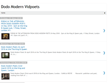 Tablet Screenshot of dodovidpoets.blogspot.com