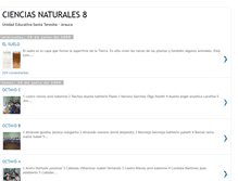 Tablet Screenshot of cienciasnaturales8a.blogspot.com