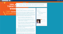 Desktop Screenshot of cse694blogsined.blogspot.com